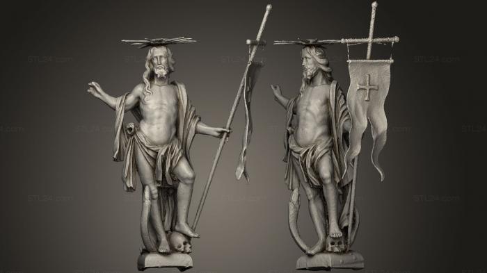 Статуи античные и исторические (Иисус 22, STKA_1415) 3D модель для ЧПУ станка